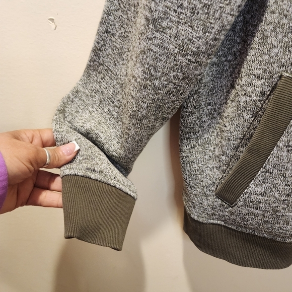 Eddie Bauer Women's Green Radietor Fleece Bomber Jacket Size XL - Picture 4 of 11